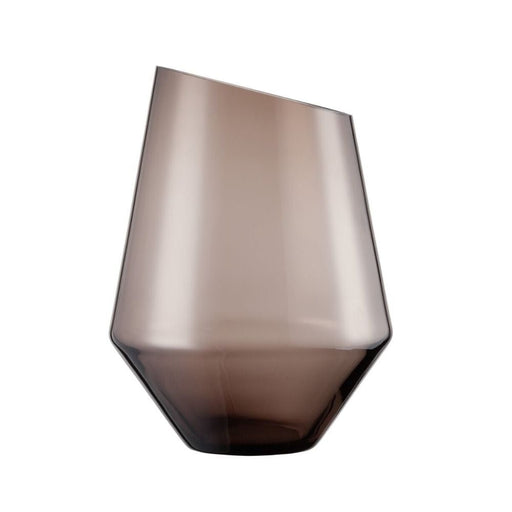 Zwiesel Glas Diamonds Smoky Brown Vase 28cm - Vase - Lighting.co.za