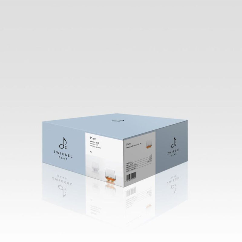 Zwiesel Glas Pure Whisky Old Fashioned Glass 389ml Set of 4