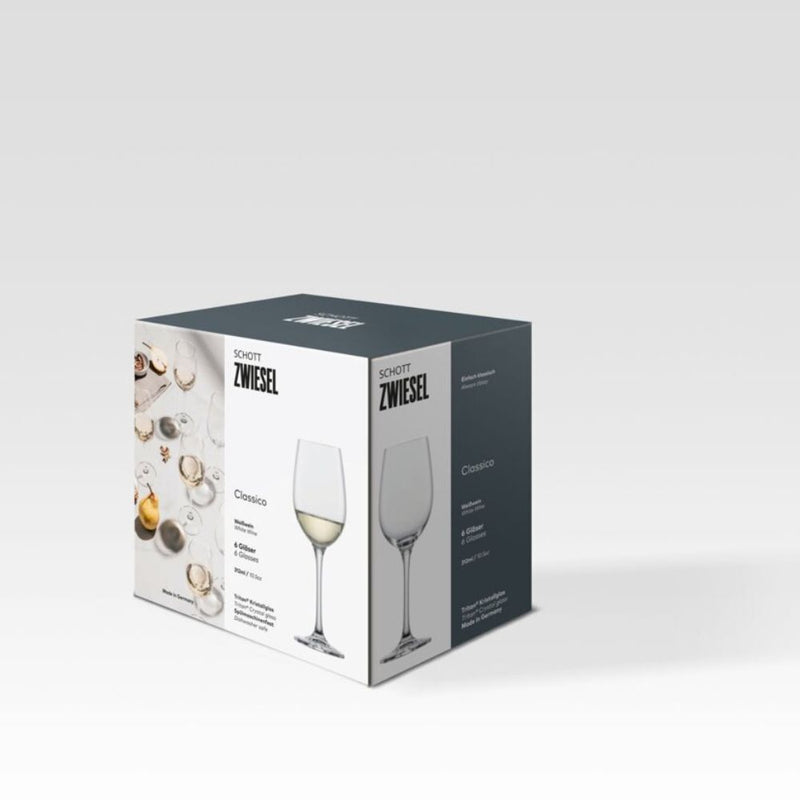 Zwiesel Glas Classico White Wine Glass 312ml Set of 6