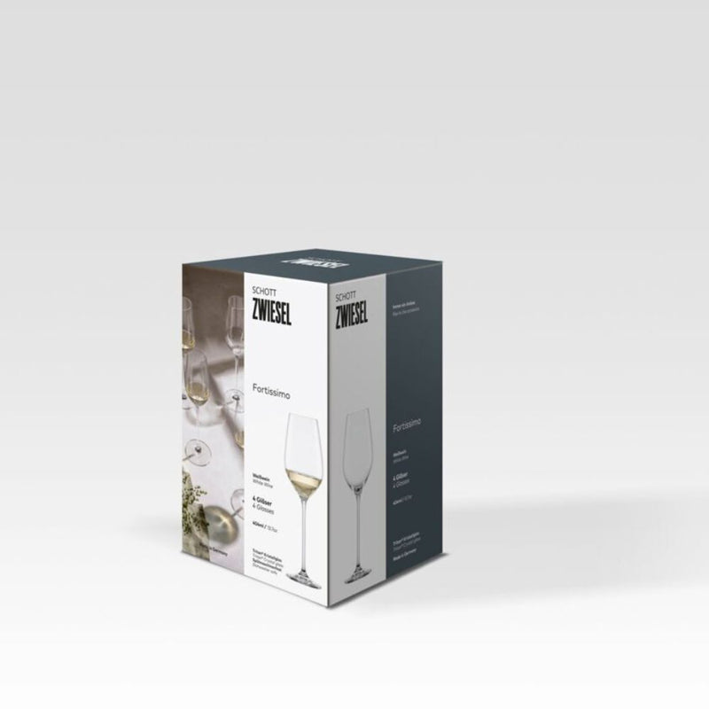 Zwiesel Glas Fortissimo White Wine Glass 404ml Set of 4
