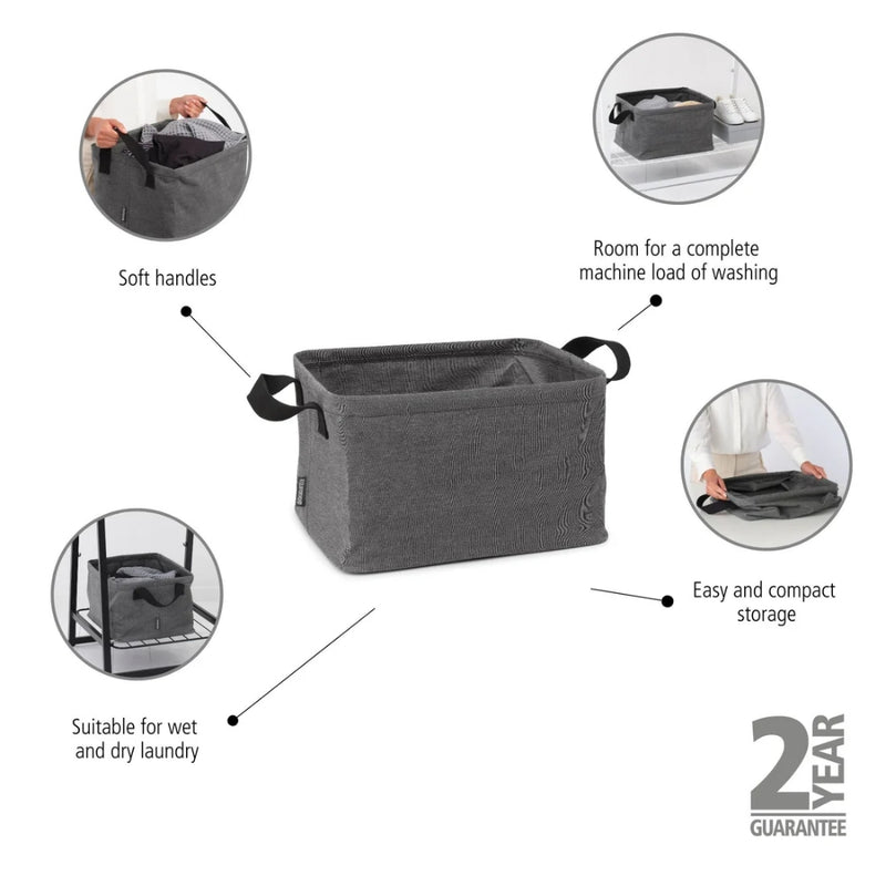 Brabantia Foldable Laundry Basket 35L - Lighting.co.za