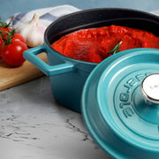 LAVA Enameled Cast Iron Round Casserole 24 cm 4.49L - Lighting.co.za