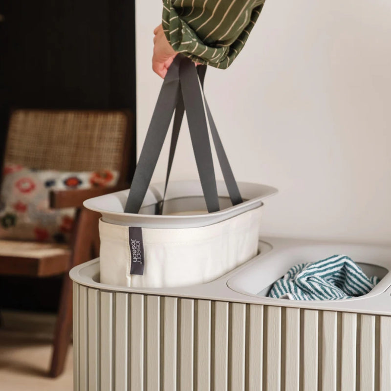 Joseph Joseph Tota Trio Luxe 90L Bamboo Laundry Basket with 3 Removable Bags - Lighting.co.za
