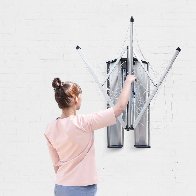 Brabantia WallFix Fold-Away Washing Line 24m - Lighting.co.za