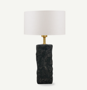 Savannah Anthracite Stone Table Lamp - Lighting.co.za
