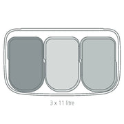 Brabantia Bo Pedal Bin 3x11L - Lighting.co.za