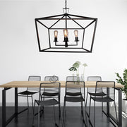 St Palais Black Pentagon Lantern Pendant Light 2 Sizes - Lighting.co.za