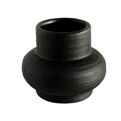 Small Black Ceramic Bubble Pot 2 Sizes - Lighting.co.za