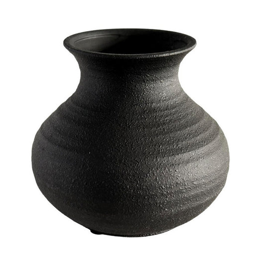 Small Black Ceramic Planter Pot - Lighting.co.za