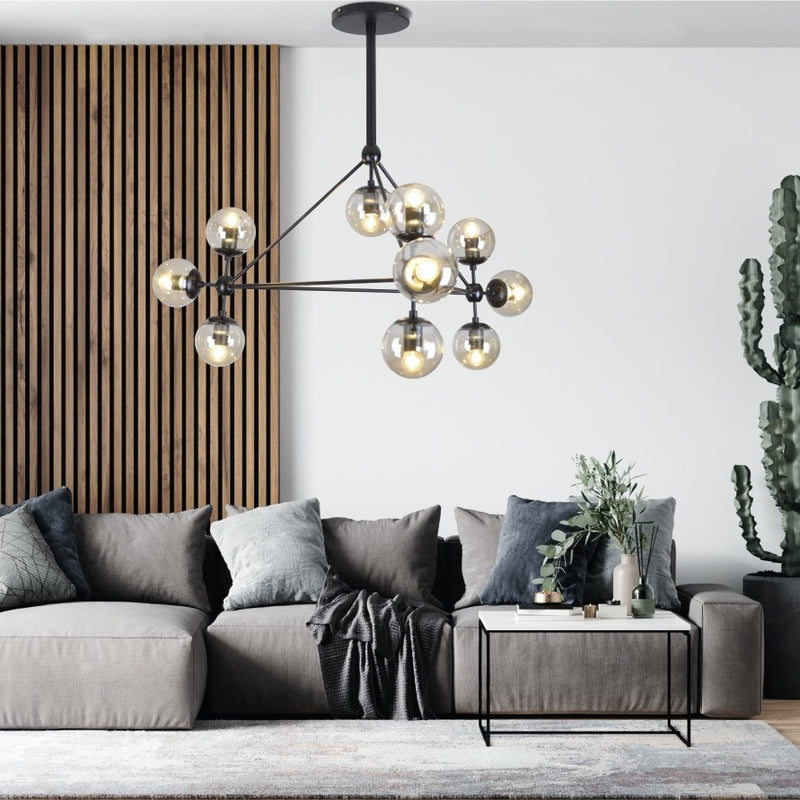 Atom Minsk 10 Light Molecule Pendant Light Available In 3 Options - Lighting.co.za