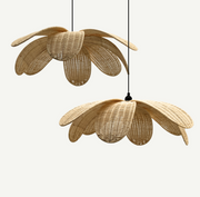 Lotus Large Natural Rattan Pendant Light - Lighting.co.za