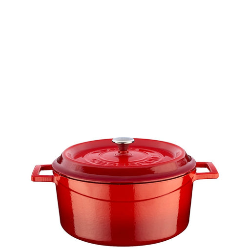 LAVA Enameled Cast Iron Round Casserole 24 cm 4.49L - Lighting.co.za