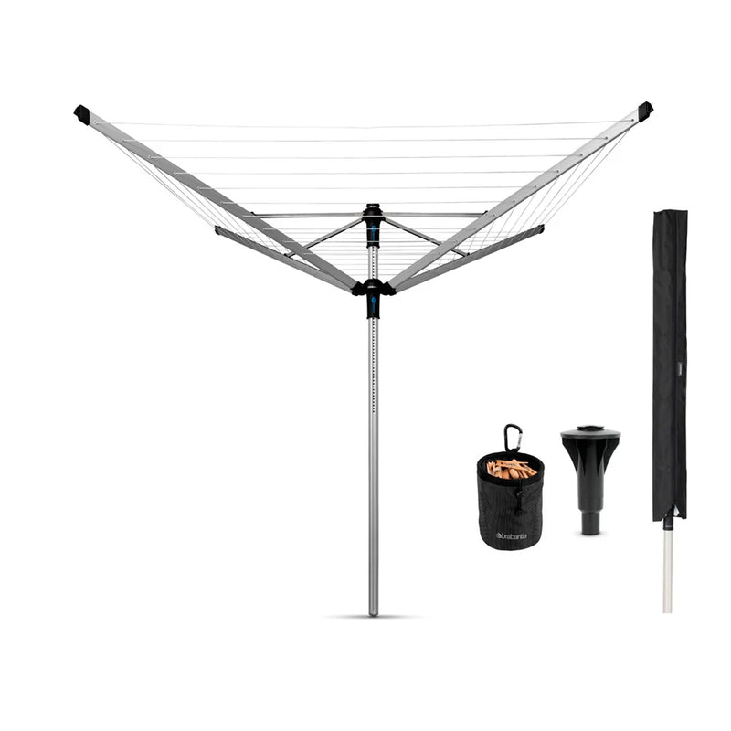 Brabantia Lift-O-Matic Advance 4-Arm Rotary Dryer 60m with Easy-Lift - Lighting.co.za