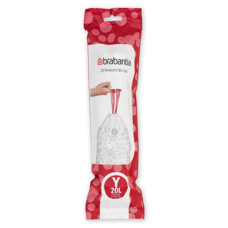 Brabantia PerfectFit Bin Bags - newIcon – Code Y (20L) - Lighting.co.za