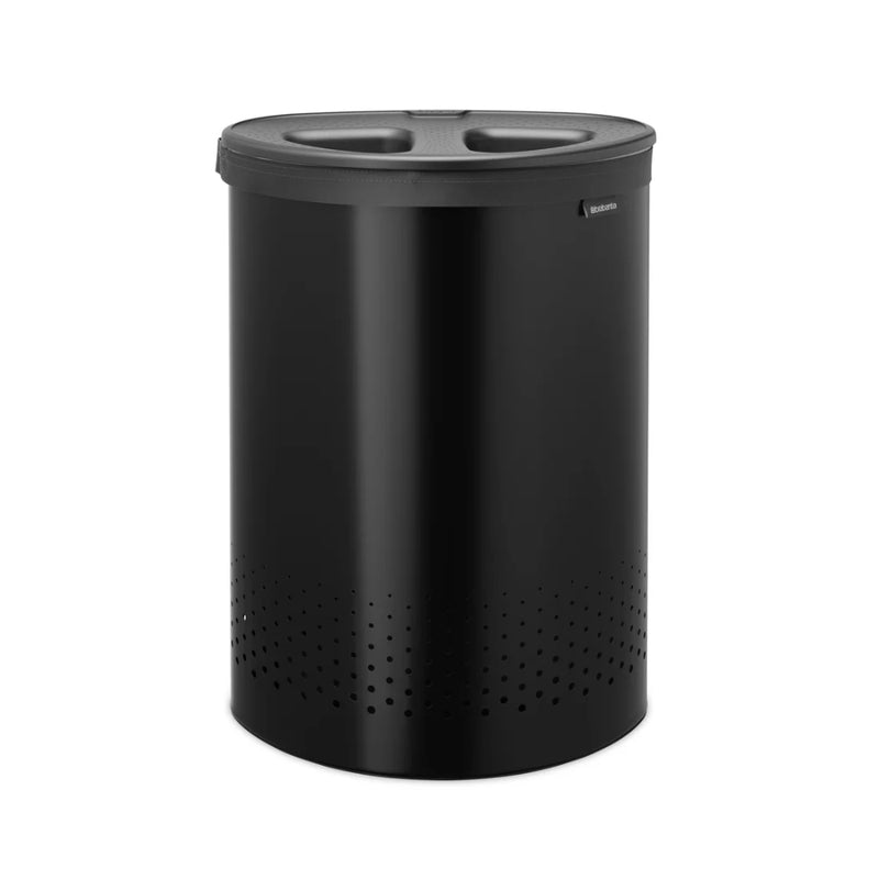 Brabantia Selector Laundry Bin 55L with Dark Grey Lid - Lighting.co.za
