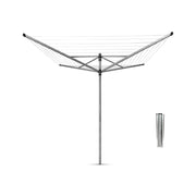 Brabantia Lift-O-Matic 4-Arm Rotary Dryer 50m with Adjustable Height - Lighting.co.za