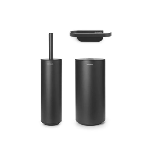 Brabantia MindSet Toilet Accessory Set | Toilet Brush, Roll Holder & Roll Dispenser - Lighting.co.za