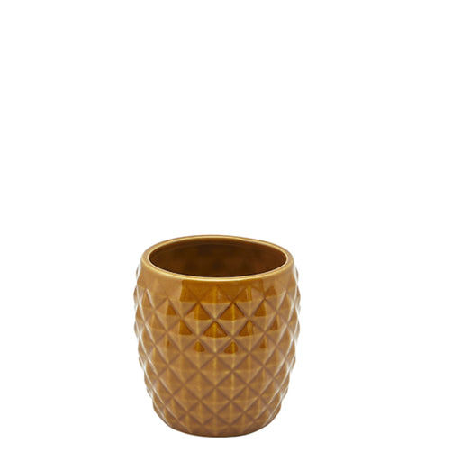 Genware Brown Pineapple Tiki Mug 400 ml Set of 4 - Lighting.co.za
