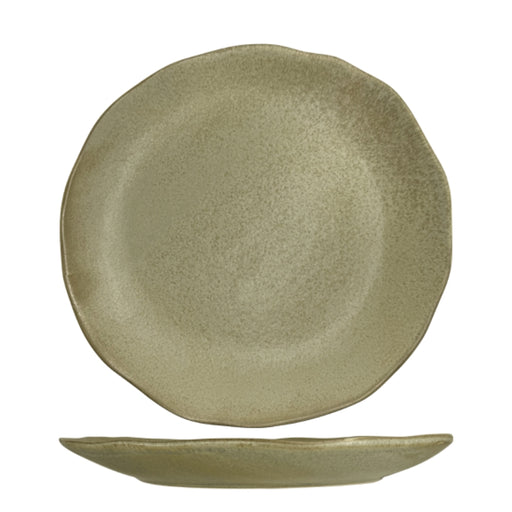 Nova Earth Limestone Coupe Plate 28 cm Set of 5 - Lighting.co.za