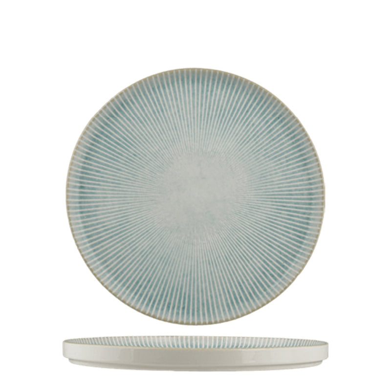 Ariane Paros Aqua Apex Plate 21 cm Fine Porcelain Set of 4 - Lighting.co.za