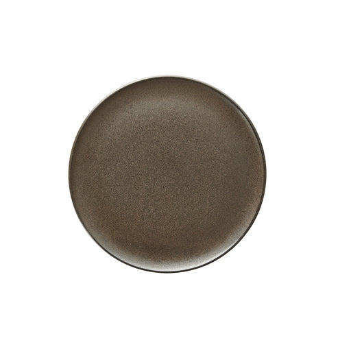 Aida RAW Lunch Plate Metallic Brown Handmade Stoneware 23cm Set of 6 - Lighting.co.za