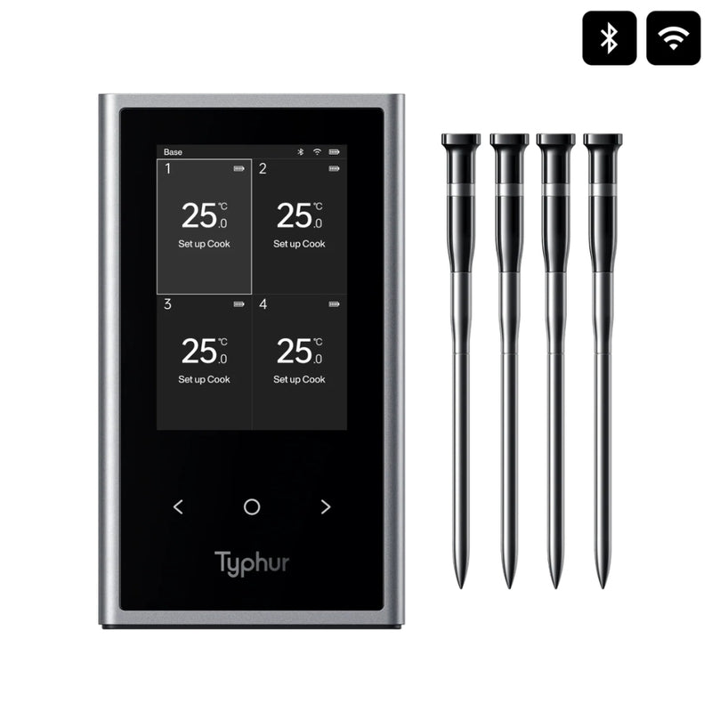 Typhur Sync Quad Wireless Meat Thermometer 4 Probes - Lighting.co.za