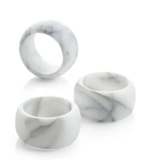 Nicolson Russell Marble Napkin Ring Set of 4 - Lighting.co.za