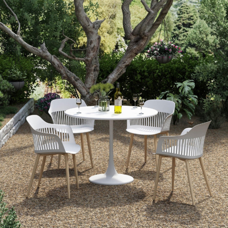 Kurv 80 Round Dining Table