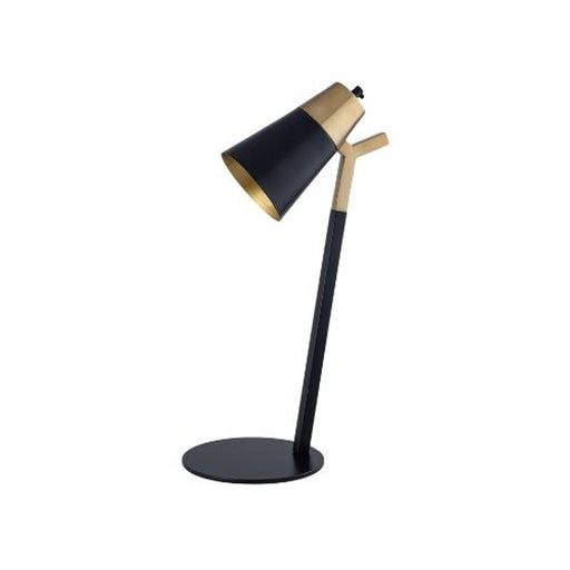 Layback Black and Gold Table Lamp - Lighting.co.za