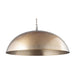 Tarifa Large Gold or Black Dome Pendant Light - Lighting.co.za