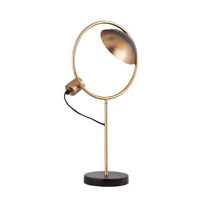 Colette Black and Gold Reflector Table Lamp - Lighting.co.za