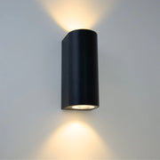 Block U Round Up Down Black | White | Grey GU10 Outdoor Wall Light - Lighting.co.za