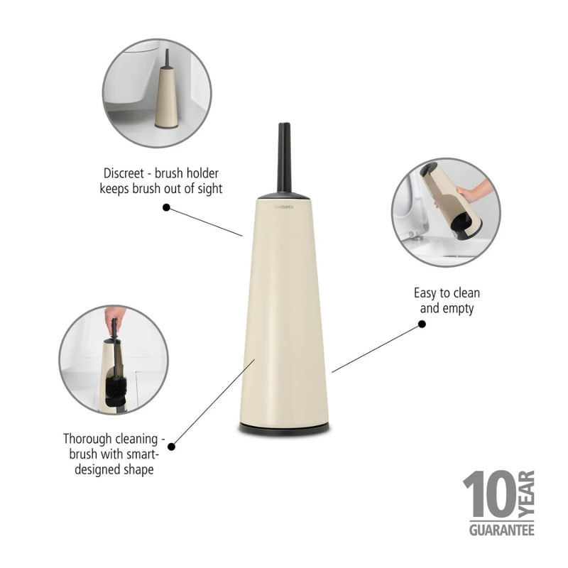 Brabantia ReNew Toilet Brush and Holder - Lighting.co.za