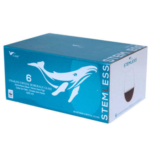 Crane Crystal Stemless Bordeaux Glass 600ml - Lighting.co.za