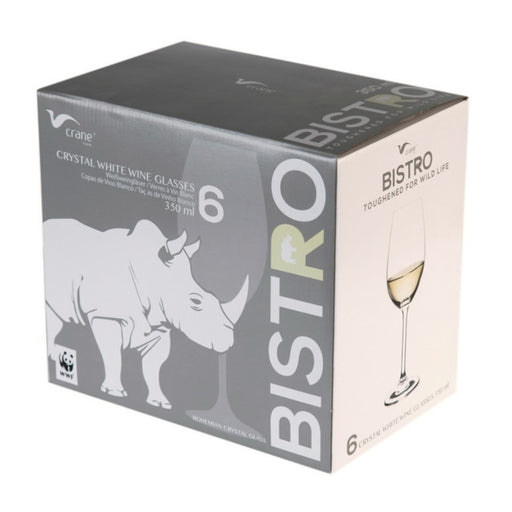 Crane Crystal Bistro Wine Glass 350ml - Lighting.co.za