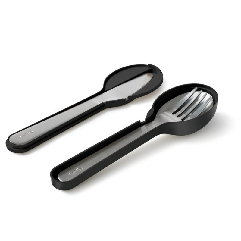Lekue Cutlery with Case To Go 3-Piece Stainless Steel Set