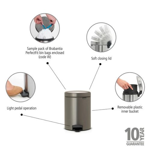 Brabantia NewIcon Pedal Bin - Lighting.co.za