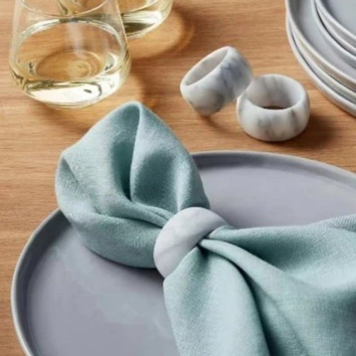 Nicolson Russell Marble Napkin Ring Set of 4 - Lighting.co.za