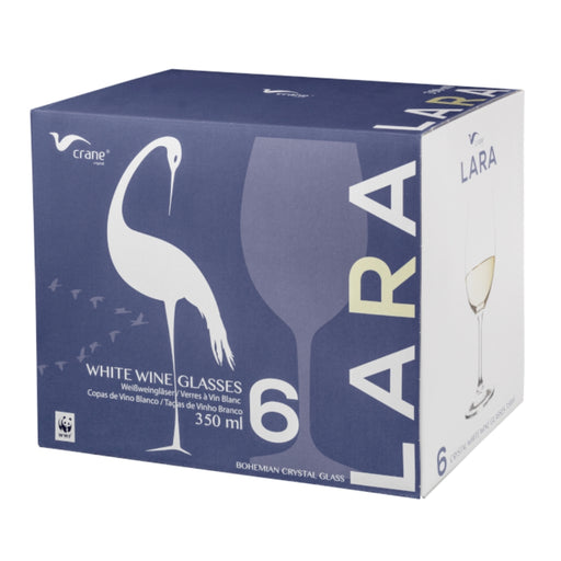 Crane Crystal Lara White Wine 350ml - Lighting.co.za
