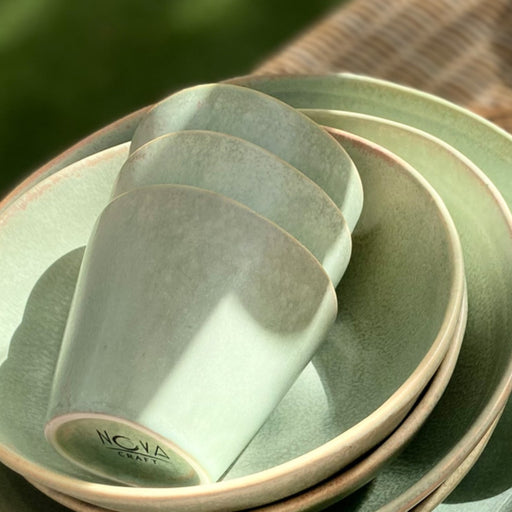 Nova Earth Limestone Bowl 20 cm Set of 6 - Lighting.co.za
