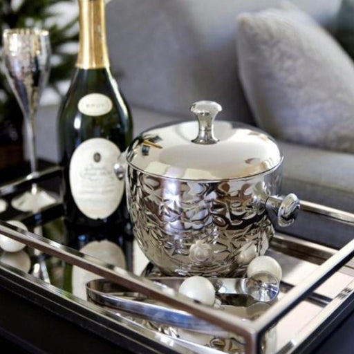 Tiara Apple Stainless Steel Ice Bucket with Lid - Lighting.co.za