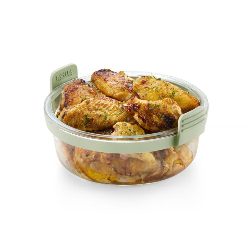 Lekue Air Fryer Round Glass Dish 1.35 L