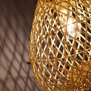 Albert Natural or Black Rattan Pendant Light - Lighting.co.za