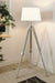 Aridea Wood And Beige Shade Floor Lamp - Lighting.co.za