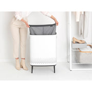 Brabantia Bo Laundry Bin Hi 2x45L with Lid - Lighting.co.za