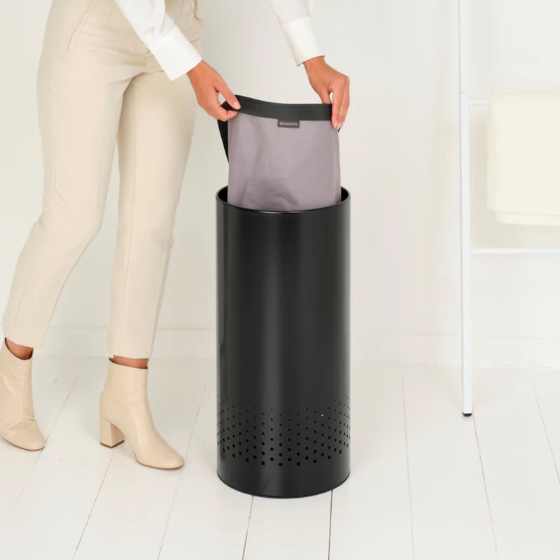 Brabantia Laundry Bin with Dark Grey Lid - Lighting.co.za