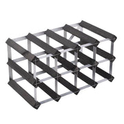 Swedish Wine Rack Dark Pine Wooden Wine Rack - Lighting.co.za