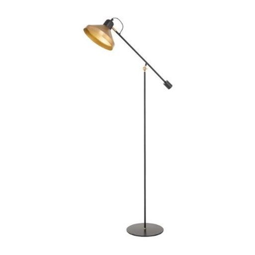 Felix Black and Gold Floor Lamp - Lighting.co.za
