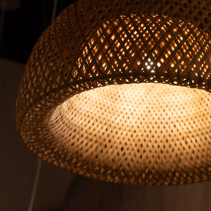 Husk Natural Rattan Pendant Light