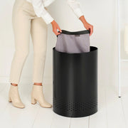 Brabantia Selector Laundry Bin 55L with Dark Grey Lid - Lighting.co.za